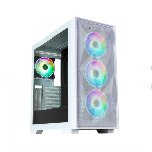 کیس کامپیوتر مستر تک مدل MASTER TECH Hunter X Gaming White