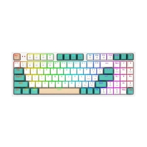 کیبورد بی سیم/باسیم گیمینگ ردراگون مدل Redragon VEIGAR K643 WGC PRO RGB