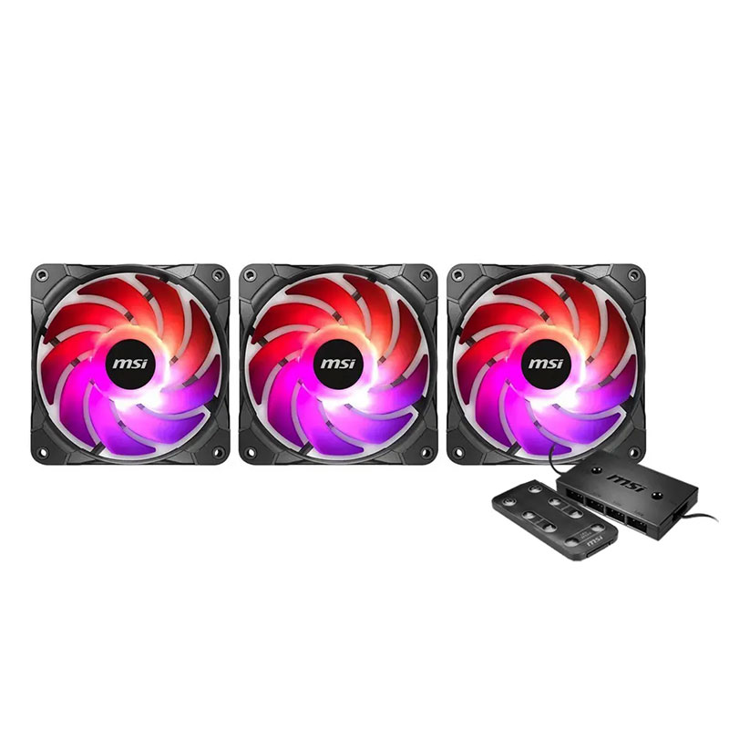 پک 3 تایی فن کیس ام اس آی مدل MSI MAG MAX F12A-3H