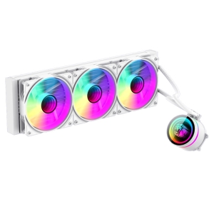 خنک کننده آبی پردازنده گیم مکس مدل GameMax IceBurg 360 Infinity White
