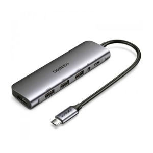 هاب 6 پورت USB Type-C یوگرین مدل UGreen CM136-80132