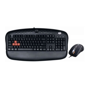 کیبورد و ماوس با سیم ای فورتک مدل A4tech KX-2810BK