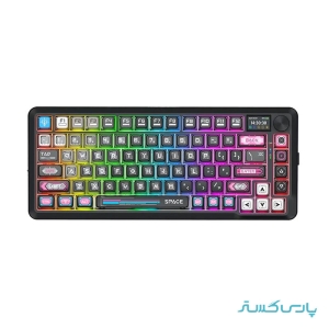 کیبورد بی سیم/باسیم گیمینگ ردراگون مدل Redragon FLEKACT PRO K708 MC RGB